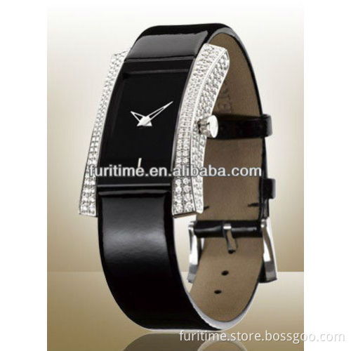smart watch with real leather band new design smart watches